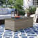 Red Barrel Studio® Zayleigh Rectangular Metal Outdoor Coffee Table ...
